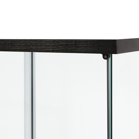 Stacked Display Storage Cabinet Glass Black-1954803004075020291