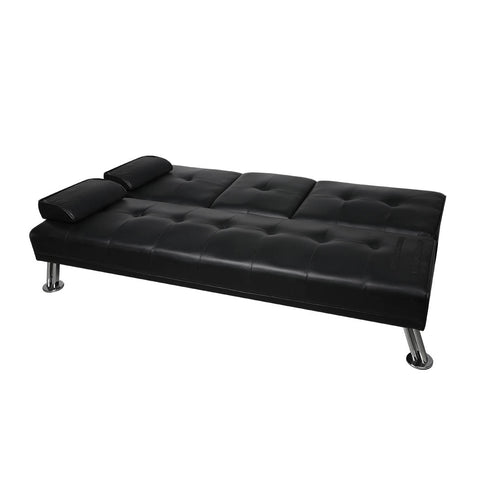 Levede Sofa Bed Adjustable Recliner Black-1954803010626523140