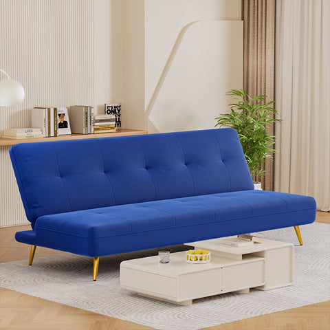 Levede Sofa Bed Convertible Velvet 3 Seater-1954802387290034183