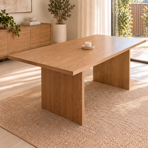 Jasmine 180cm Dining Table Rectangular Timber Natural