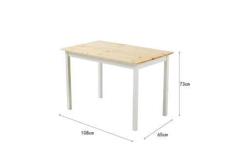 Wooden Dining Table 5-Piece Set