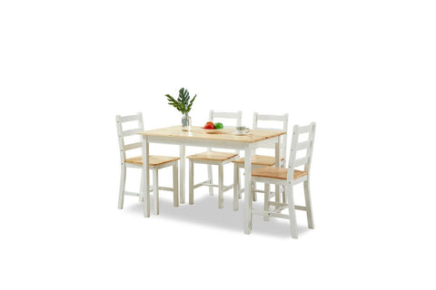 Wooden Dining Table 5-Piece Set