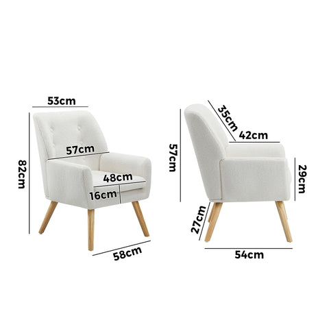 Armchair Sherpa White