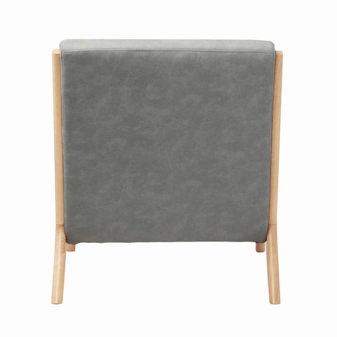 Armchair Wood Couches Light Grey