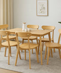 Levede 6x Dining Chairs Wooden Kitchen Chair-1966287375663501319