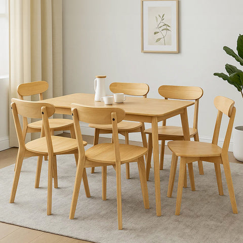 Levede 6x Dining Chairs Wooden Kitchen Chair-1966287375663501319