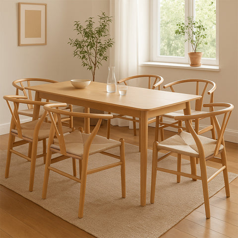 Levede 6x Dining Chairs Wooden Hans-1966287380625362951