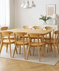 Levede 8x Dining Chairs Wooden Kitchen Chair-1966287375848050695