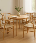 Levede 4x Dining Chairs Wooden Hans-1966287380411453447