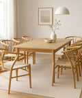 Levede 6x Dining Chairs Wooden Hans-1966287380809912327
