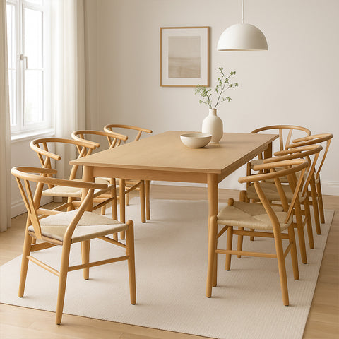 Levede 6x Dining Chairs Wooden Hans-1966287380809912327