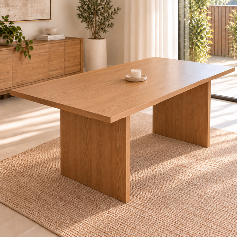 Jasmine 180cm Dining Table Rectangular Timber Natural