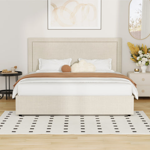 Bed Frame King Size Gas Lift Base Storage ADI