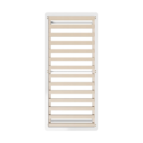 Wooden Bed Frame Single Size Solid Pine Timber White