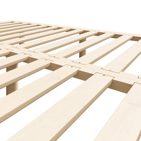 Bed Frame Double Size Wooden Bed Base