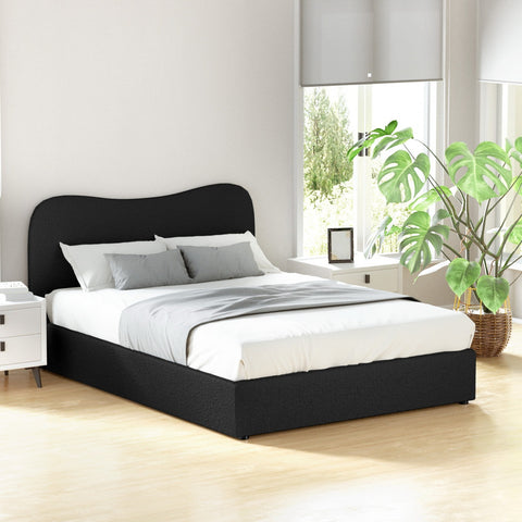 Bed Frame Double Size Boucle DARA
