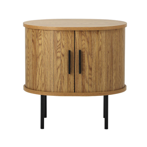 Bedside Table Tambour Oak