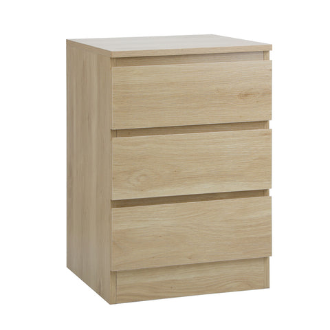 Bedside Tables Set of 2 Nightstand Natural