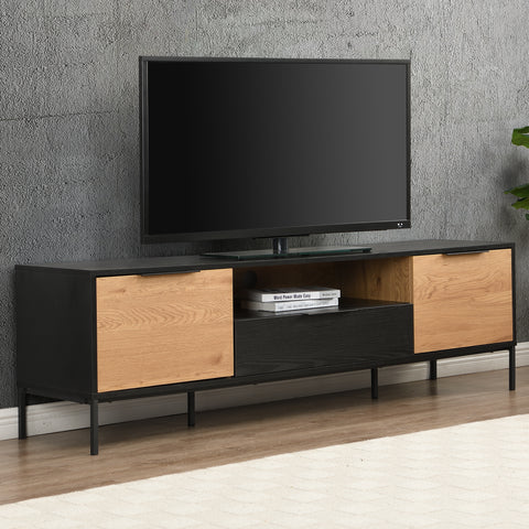 Bella TV Unit Black & Wood