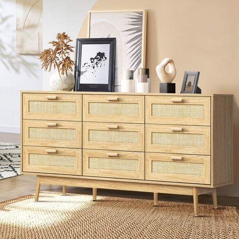 Amber Dresser Rattan
