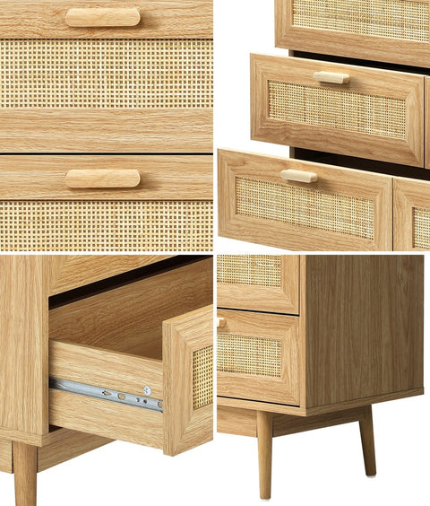 Amber Dresser Rattan