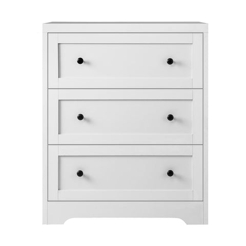 Oversized Bedside 3 Chest of Drawers