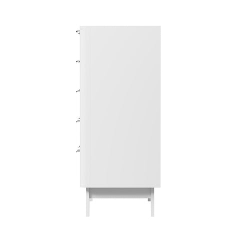 5 Chest of Drawers Dressers Tallboy Stripe White