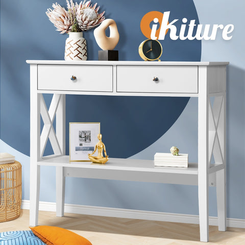 Console Table Wooden Hallway Display Stand