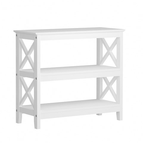 Console Table 3-Tier White