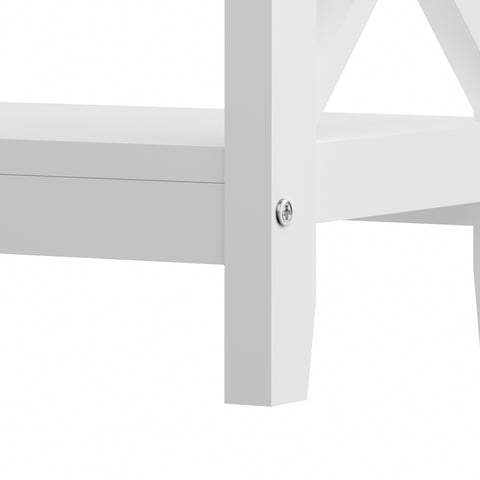 Console Table 3-Tier White