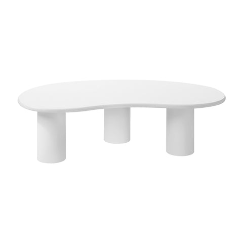 Coffee Table Side Tables Living Room Irregular White