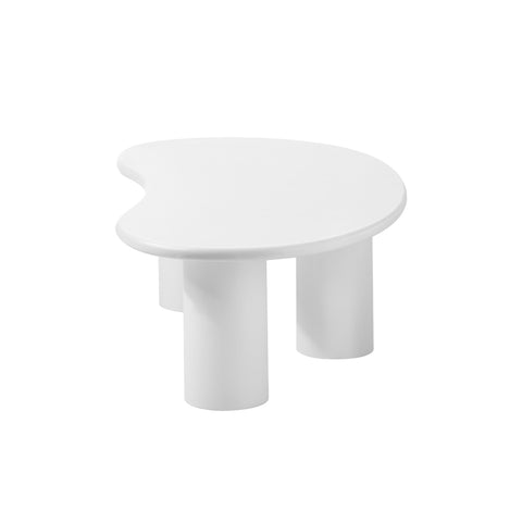 Coffee Table Side Tables Living Room Irregular White