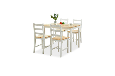 Wooden Dining Table 5-Piece Set