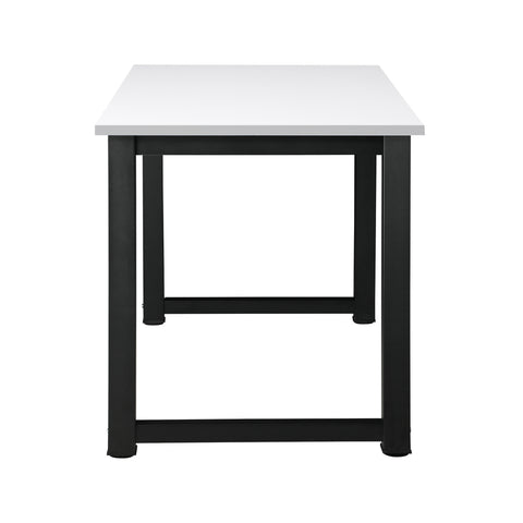 Computer Desk Metal Frame White Top 120cm