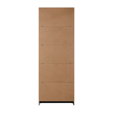 Bookshelf Display Shelf 5-Tier Black