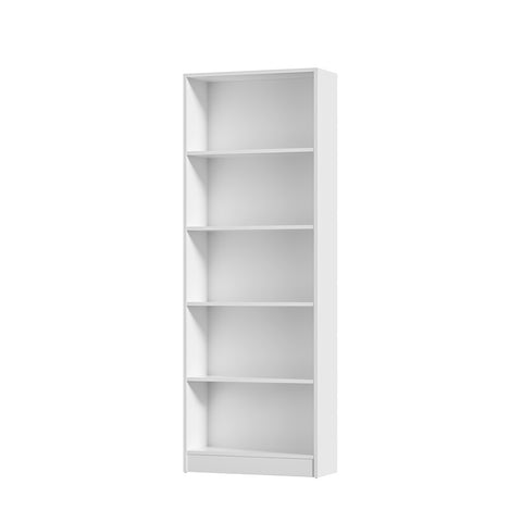 Bookshelf Display Shelf 5-Tier White