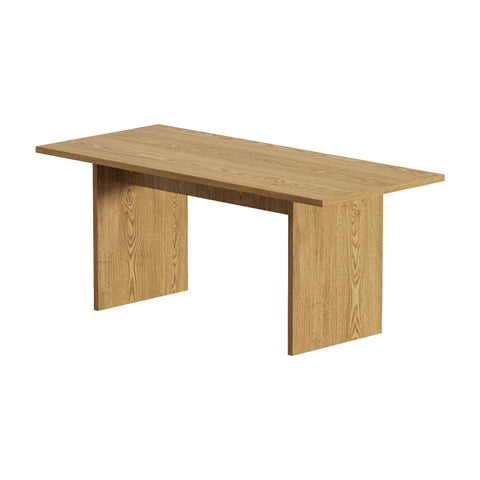 180cm Dining Table Rectangular Timber Natural
