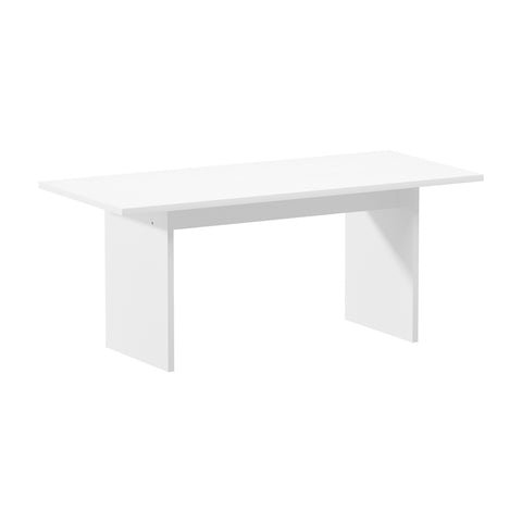 180cm Dining Table Rectangular Timber White