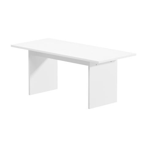 180cm Dining Table Rectangular Timber White