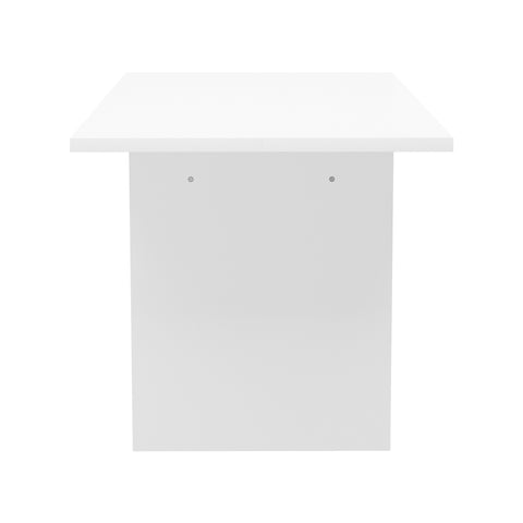 180cm Dining Table Rectangular Timber White