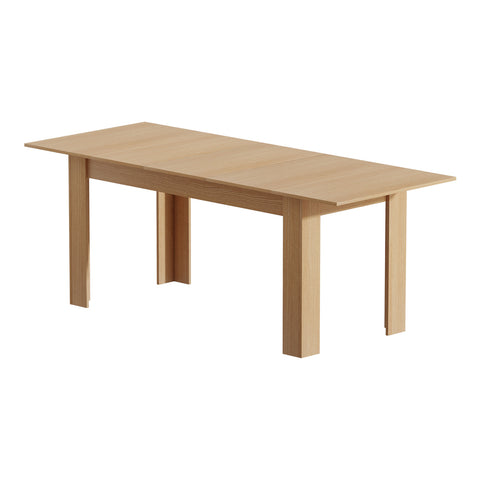 200cm Extendable Dining Table Cafe Table Natural