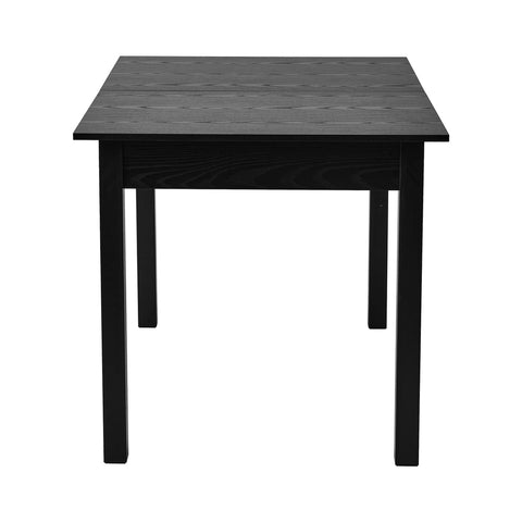 Extendable Dining Table 1.2-1.6m Wooden Kitchen Table Black
