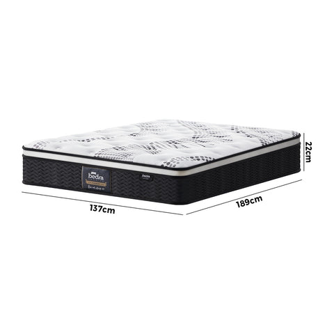 Mattress Cool Gel Foam 22cm Euro Top Pocket Spring