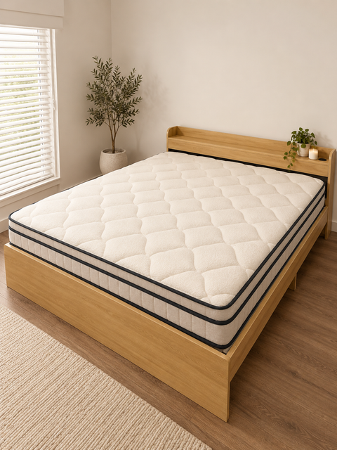 Aura 3Pcs Queen Bedroom Set with Storage and 2x Fluted Bedsides