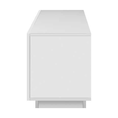 TV Stand Cabinet Entertainment Unit Gloss RGB LED White 180CM