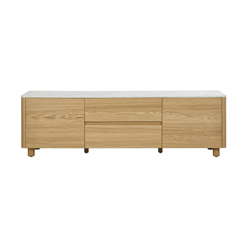 TV Cabinet Entertainment Unit Stand 160cm Natural