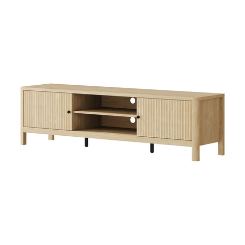 TV Cabinet Entertainment Unit Stand 160cm Natural