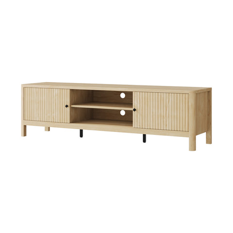 TV Cabinet Entertainment Unit Stand 160cm Natural