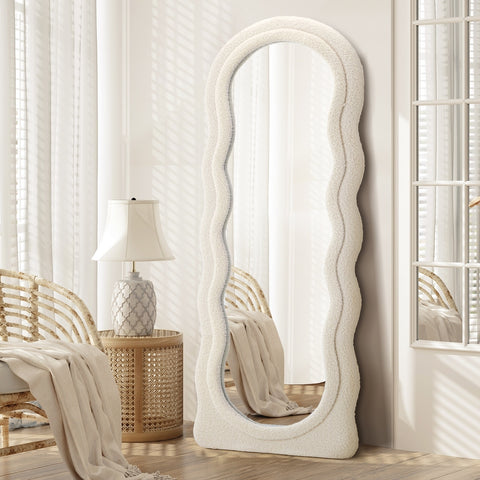 Boucle Floor Mirrors Full Length 160cm