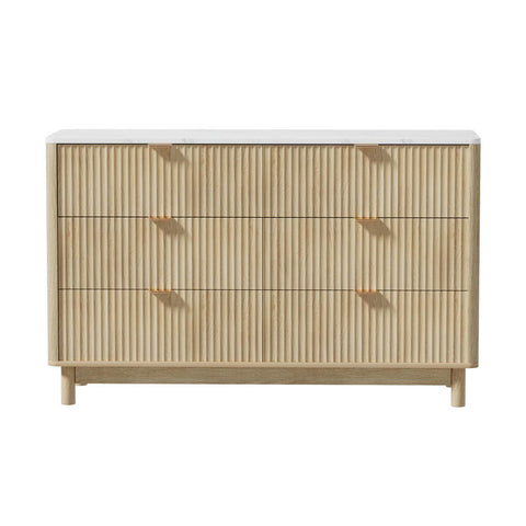 6 Chest of Drawers Dresser Table Pine